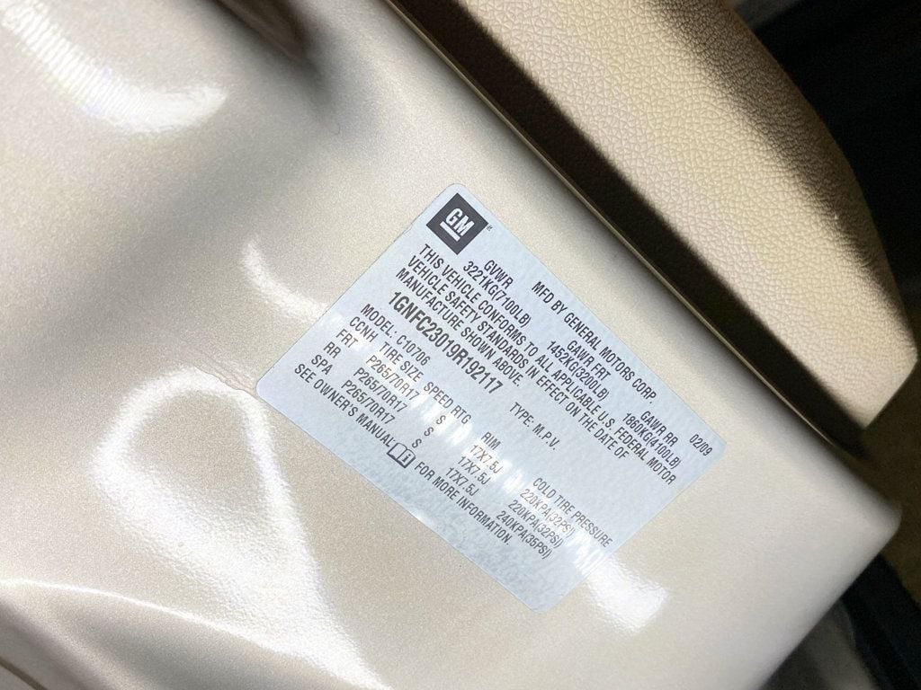 2009 Chevrolet Tahoe 2WD 4dr 1500 LT w/1LT - 22894857 - 62