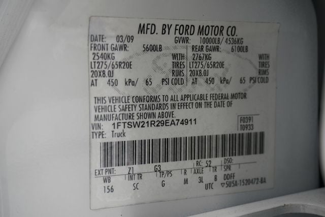 2009 Ford Super Duty F-250 SRW  - 22999953 - 28