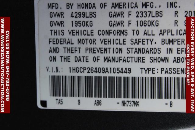2009 Honda Accord Sedan 4dr I4 Automatic LX-P - 22945294 - 10