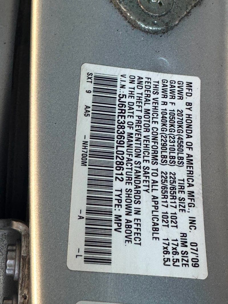 2009 Honda CR-V 2WD 5dr LX - 22767219 - 16