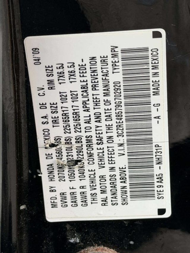 2009 Honda CR-V 4WD 5dr EX - 22967408 - 16