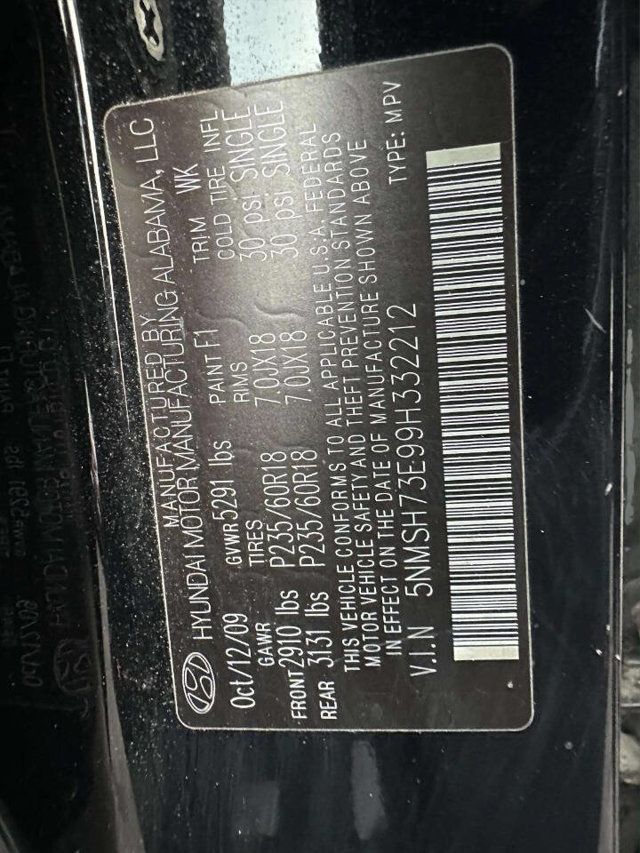 2009 Hyundai Santa Fe Limited AWD 4dr SUV - 22943741 - 37