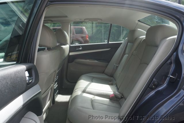 2009 INFINITI G37 Sedan 4dr x AWD NAVIGATION REAR CAMERA HEATED SEATS SUNROOF LOW MILES - 23070433 - 11