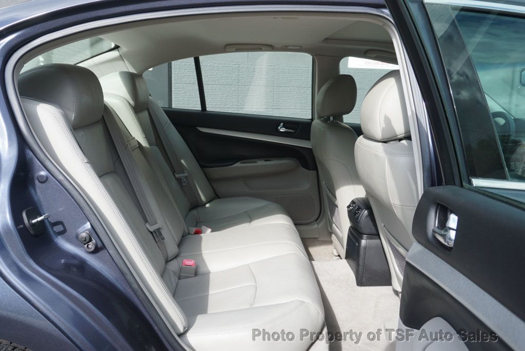 2009 INFINITI G37 Sedan 4dr x AWD NAVIGATION REAR CAMERA HEATED SEATS SUNROOF LOW MILES - 23070433 - 12