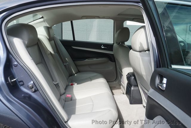 2009 INFINITI G37 Sedan 4dr x AWD NAVIGATION REAR CAMERA HEATED SEATS SUNROOF LOW MILES - 23070433 - 12