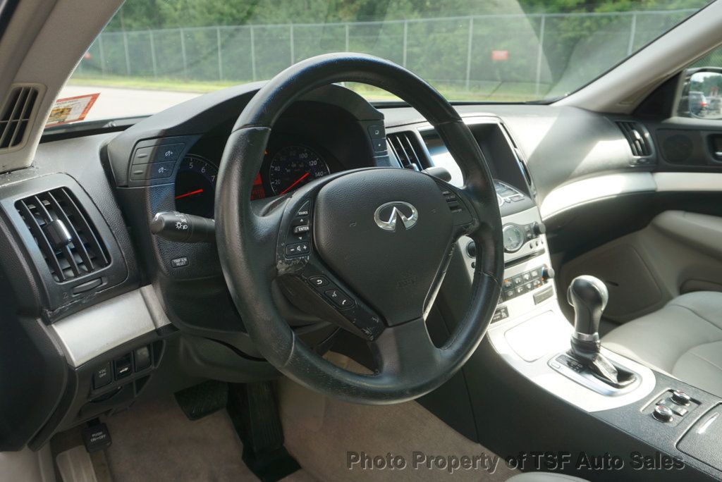 2009 INFINITI G37 Sedan 4dr x AWD NAVIGATION REAR CAMERA HEATED SEATS SUNROOF LOW MILES - 23070433 - 14