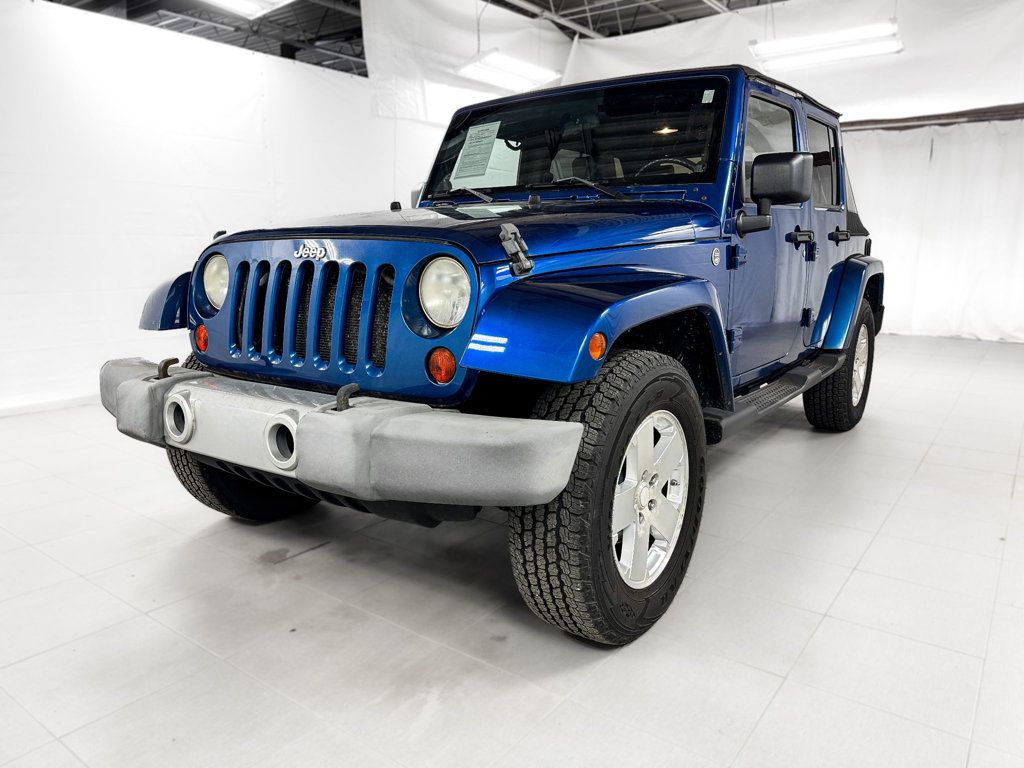 2009 Jeep Wrangler Unlimited SAHARA 4X4 WITH REMOVABLE TOP - 23027097 - 0