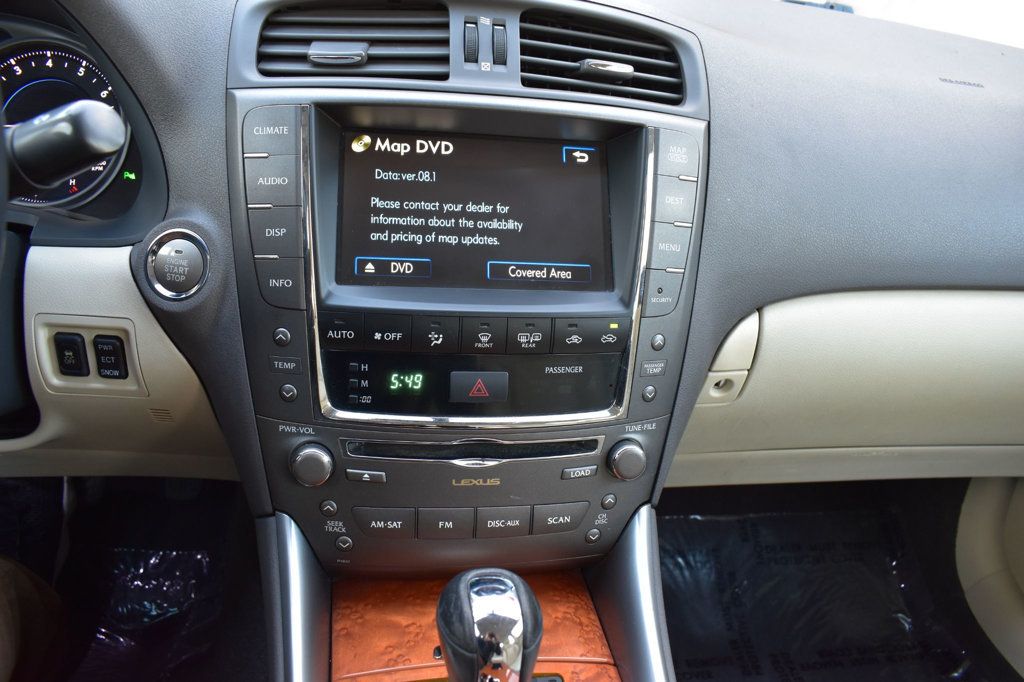 2009 Lexus IS 250 4dr Sport Sedan Automatic AWD - 22999747 - 37