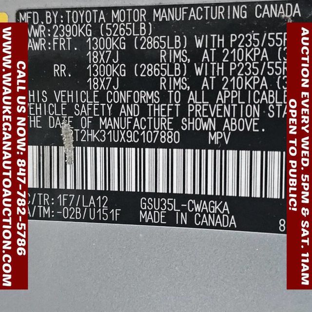 2009 Lexus RX 350 AWD 4dr - 22952562 - 9