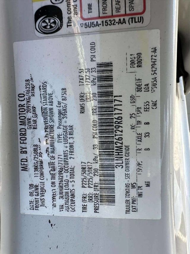 2009 Lincoln MKZ 4dr Sedan FWD - 22943699 - 27