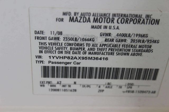 2009 Mazda Mazda6 i Touring 4dr Sedan 5A - 22980699 - 8