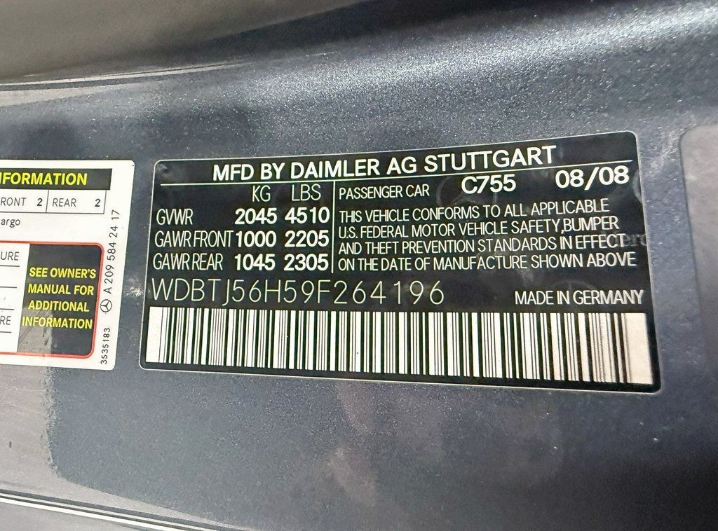 2009 Mercedes-Benz CLK CLK350 2dr Coupe 3.5L - 22945731 - 37