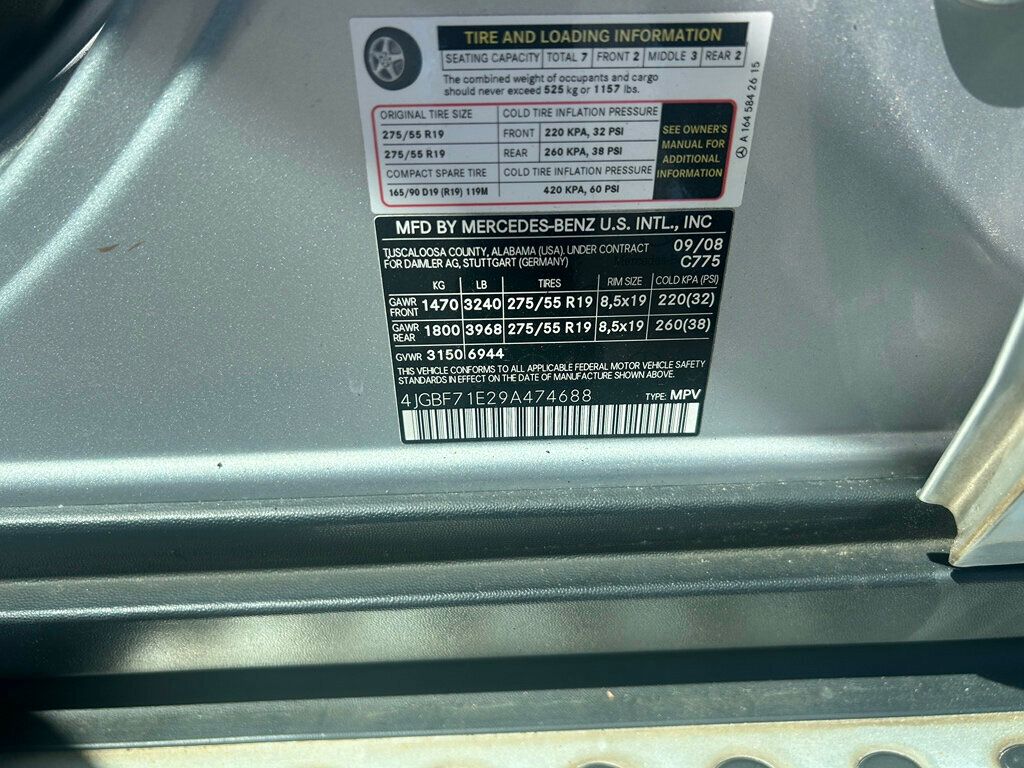 2009 Mercedes-Benz GL-Class 2009 MERCEDES BENZ GL450 V8 - 22834018 - 61