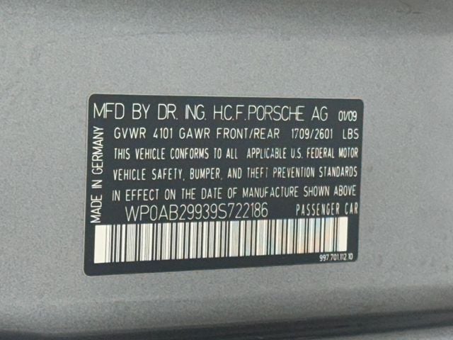 2009 Porsche 911 2009 PORSCHE 997-2 CARRERS S CPE - 22909601 - 58