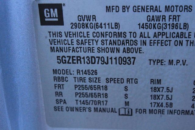 2009 Saturn Outlook FWD 4dr XE - 23017454 - 9