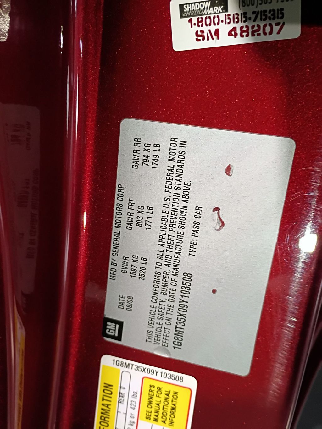 2009 Saturn Sky 2dr Convertible Red Line Florida Car - 23098683 - 50