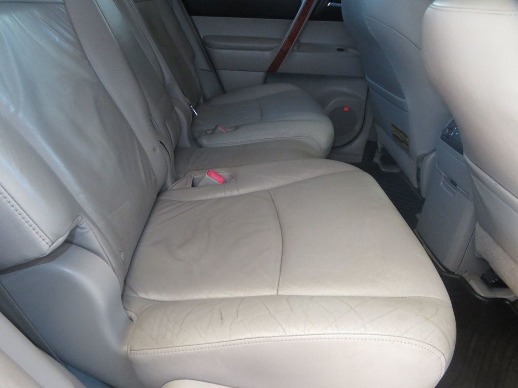 2009 Toyota Highlander LIMITED LEATHER 3RD ROW SEAT HIGLANDER 33 SERVICE RECORDS  - 23097214 - 29