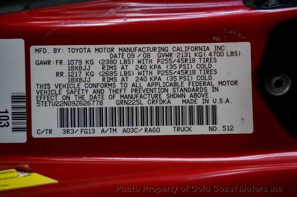 2009 Toyota Tacoma *California Truck* *Rust Free* - 22329606 - 17
