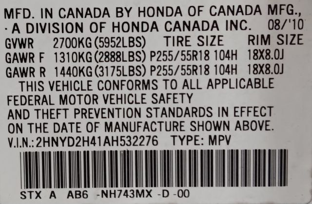 2010 Acura MDX AWD 4dr Technology/Entertainment Pkg - 22919485 - 4