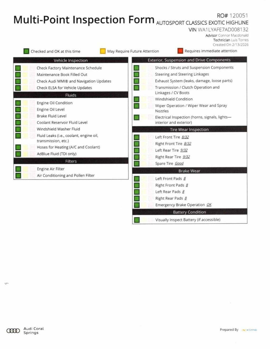 2010 Audi Q7 quattro 4dr 3.6L Premium Plus Clean AutoCheck Florida SUV - 22981031 - 2