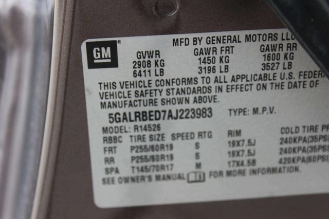 2010 Buick Enclave CXL 4dr Crossover w/1XL - 23012842 - 10