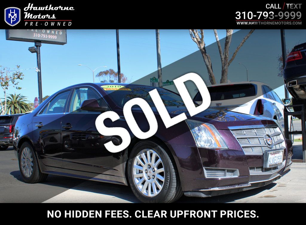 2010 Cadillac CTS Sedan 4dr Sedan 3.0L Luxury RWD - 22977491 - 0