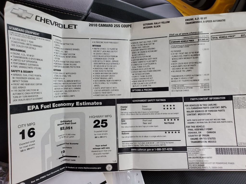 2010 Chevrolet Camaro Supercharged - 19029492 - 58