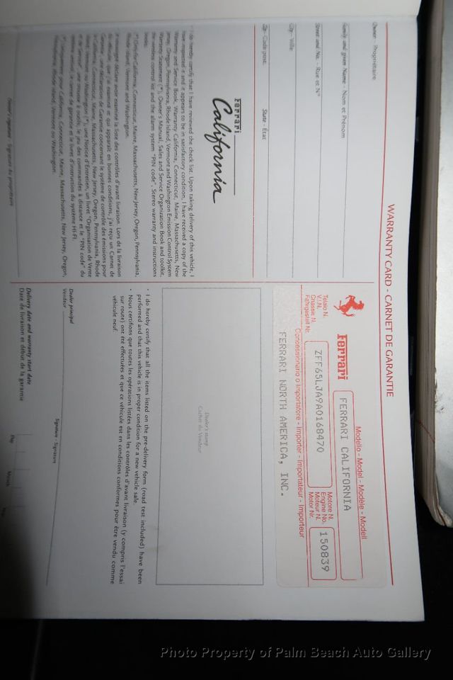 2010 Ferrari California 2dr Convertible - 21007725 - 26