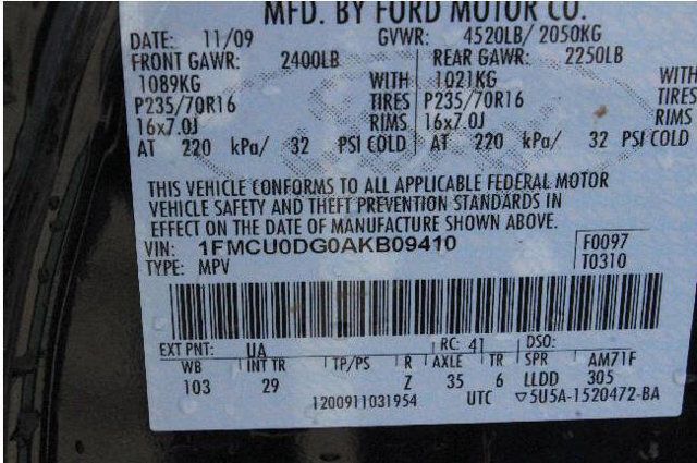 2010 Ford Escape FWD 4dr XLT - 23016890 - 9