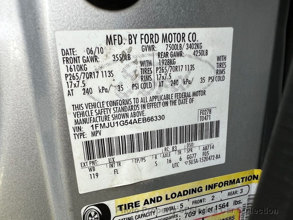 2010 Ford Expedition 4WD XLT Special Service Vehicle - 22302892 - 97