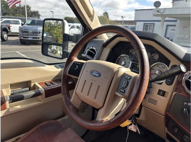 2010 Ford F250 Super Duty Crew Cab KING RANCH 4X4 DIESEL BACK UP CAM CLEAN - 22650072 - 27