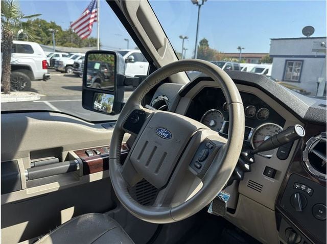 2010 Ford F250 Super Duty Crew Cab LARIAT 4X4 DIESEL NAV BACK UP CAM CLEAN - 22595465 - 33