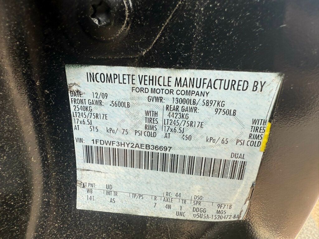 2010 Ford F350 SD 4X4 MASON DUMP TRUCK 76,000 ORIGINAL MILEAGE BEST OFFER - 21083598 - 11