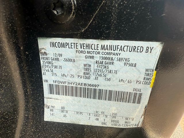 2010 Ford F350 SD 4X4 MASON DUMP TRUCK 76,000 ORIGINAL MILEAGE BEST OFFER - 21083598 - 11