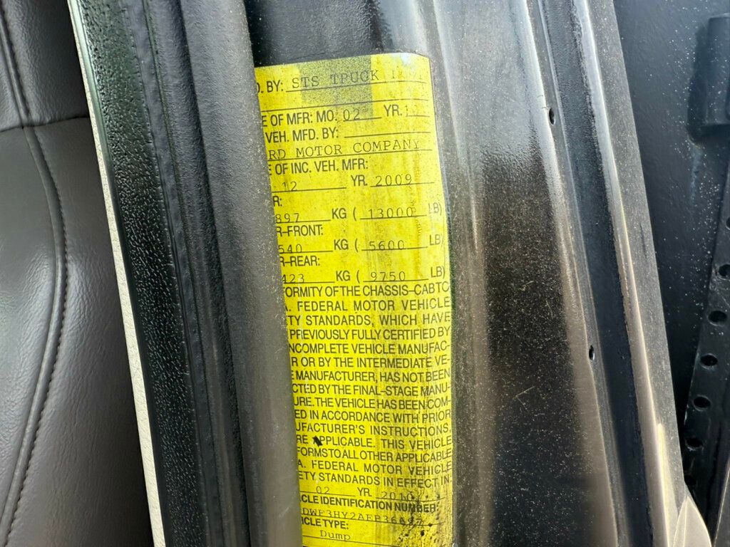 2010 Ford F350 SD 4X4 MASON DUMP TRUCK 76,000 ORIGINAL MILEAGE BEST OFFER - 21083598 - 13