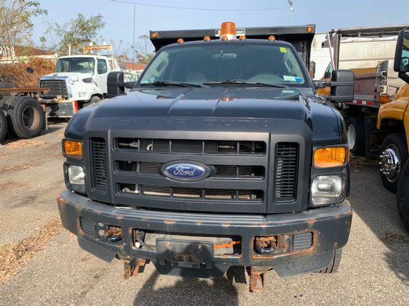 2010 Ford F350 SD 4X4 MASON DUMP TRUCK WITH 9 FOOT MINUTE MOUNT  PLOW - 21083598 - 0