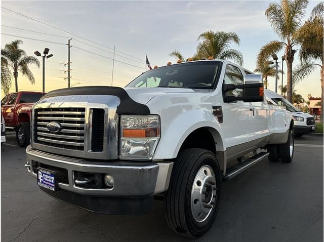 2010 Ford F450 Super Duty Crew Cab LARIAT DUALLY 4X4 DIESEL LEATHER CLEAN - 22678583 - 25