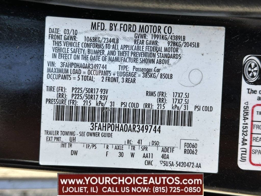 2010 Ford Fusion 4dr Sedan SE FWD - 22832215 - 16