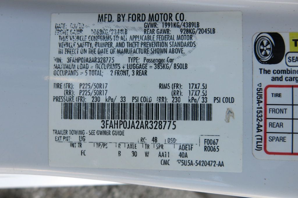 2010 Ford Fusion 4dr Sedan SEL FWD - 22927420 - 35