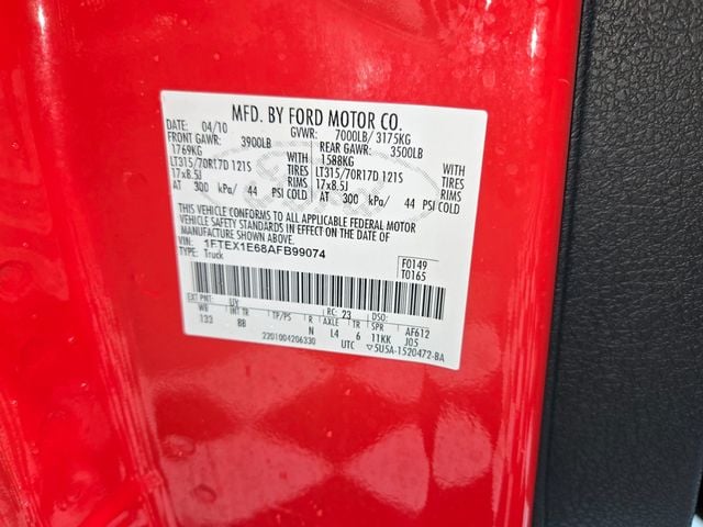 2010 Ford F-150 4WD SuperCab 133" SVT Raptor - 22974825 - 84