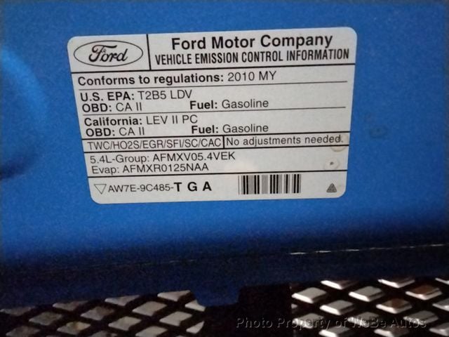 2010 Ford Mustang Shelby GT500 Convertible For Sale - 23057544 - 54