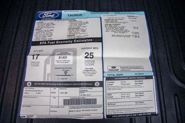 2010 Ford Taurus 4dr Sedan SHO AWD - 22932255 - 41