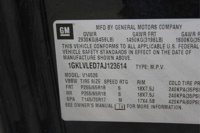 2010 GMC Acadia AWD 4dr SLE - 23010032 - 7