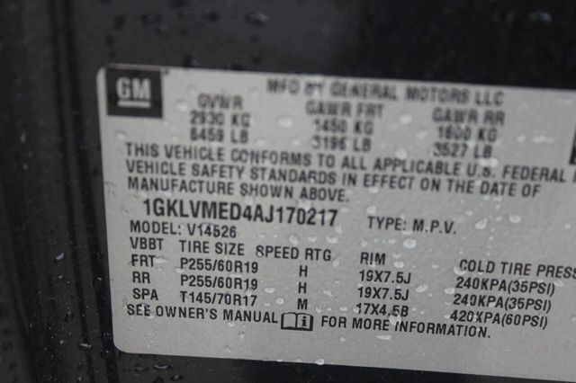 2010 GMC Acadia AWD 4dr SLT1 - 22999324 - 9