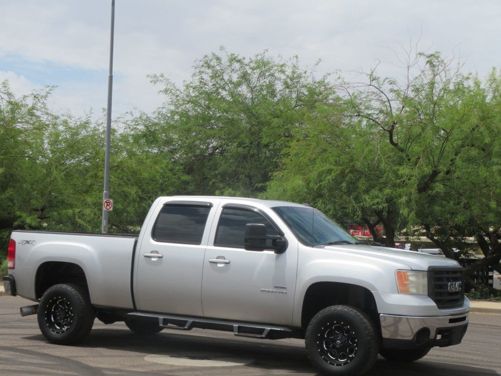 2010 GMC Sierra 2500HD 4X4 CREWCAB DURAMAX DIESEL SLT LEATHER EXTRA CLEAN DIESEL  - 23065160 - 3