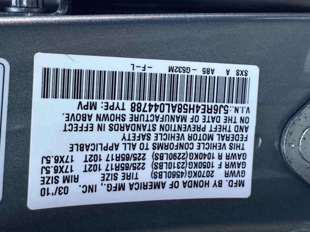 2010 Honda CR-V 4WD 5dr EX - 23045409 - 23