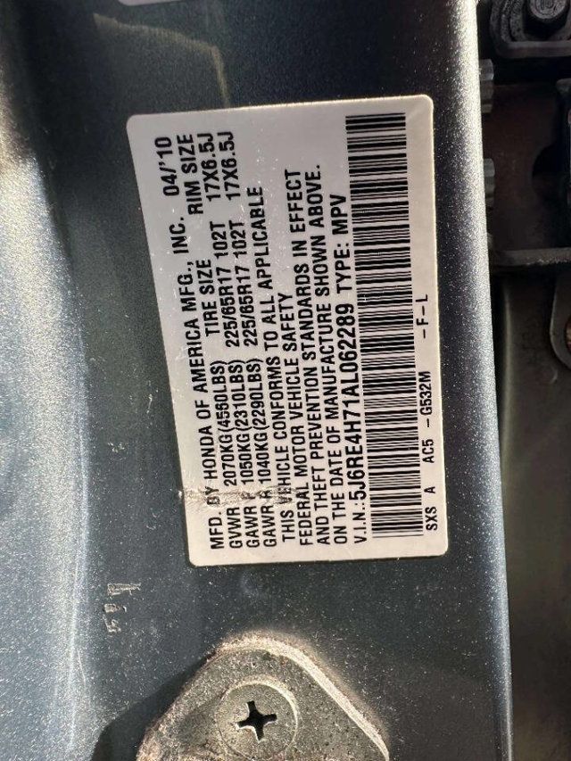2010 Honda CR-V 4WD 5dr EX-L - 23033655 - 34
