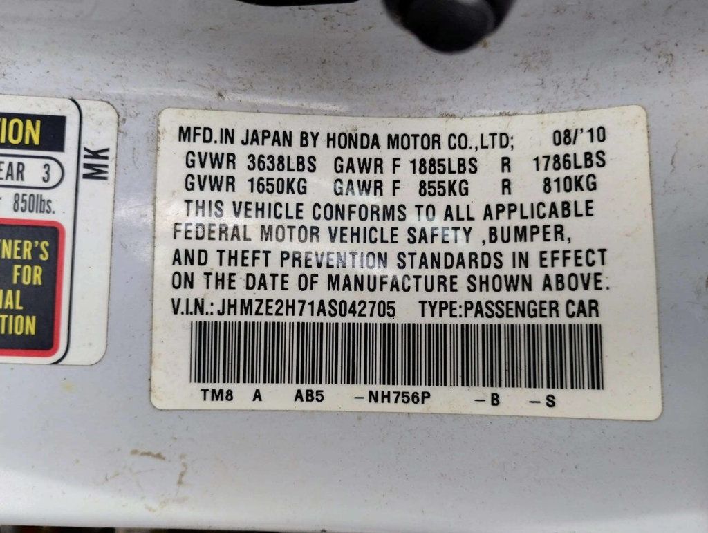 2010 Honda Insight 5dr CVT EX - 22931354 - 32