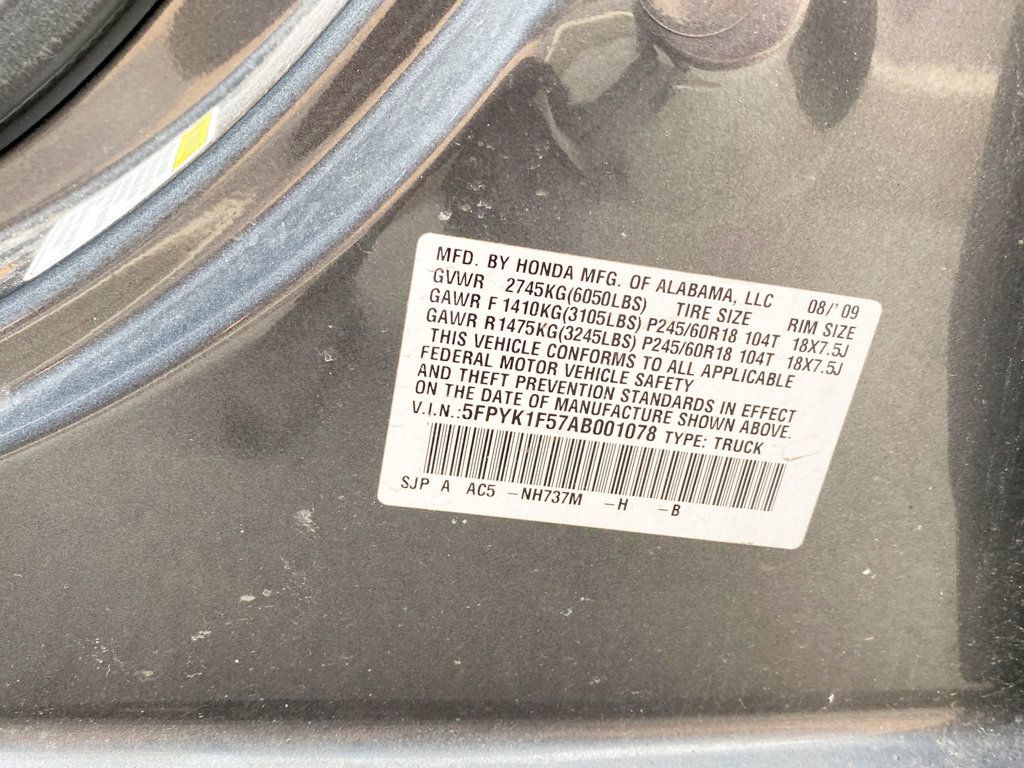 2010 Honda Ridgeline 4WD Crew Cab RTL - 22940661 - 16