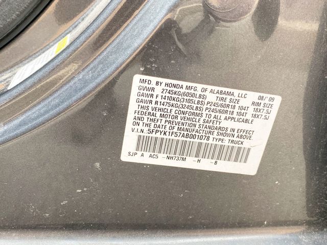 2010 Honda Ridgeline 4WD Crew Cab RTL - 22940661 - 16